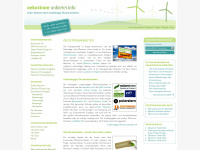 oekostrom-anbieter.info Webseite Vorschau