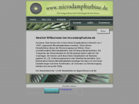 microdampfturbine.de Webseite Vorschau
