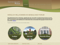 genealogie-forum.de Webseite Vorschau
