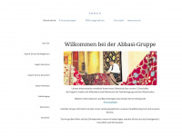 abbasi-gruppe.de Webseite Vorschau