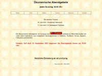 abendgebete.info Webseite Vorschau