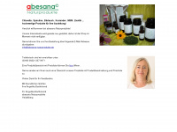 abesana-naturprodukte.de Webseite Vorschau