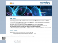 abiotec.de Webseite Vorschau