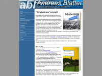 andreasblatter.ch Webseite Vorschau