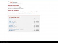 mail-archive.com Webseite Vorschau