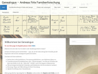 genealogus.de Webseite Vorschau