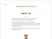 academica-greifswald.de Webseite Vorschau