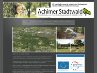 achimer-stadtwald.de Webseite Vorschau