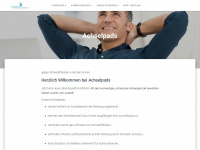 achselpads.net Webseite Vorschau