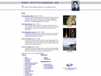 matthiasbook.de Webseite Vorschau