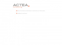 actea-consulting.eu Webseite Vorschau