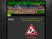 msc-meckbach.de Webseite Vorschau