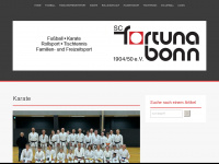 karate-bonn.de Webseite Vorschau