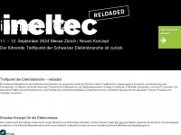 ineltec.ch Webseite Vorschau