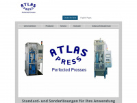 atlaspress.com Webseite Vorschau