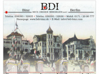 bdi-binz.de Webseite Vorschau