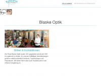 blaske-optik.de Webseite Vorschau