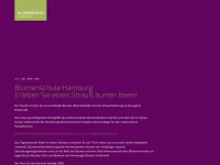 blumenschule-hamburg.de Webseite Vorschau