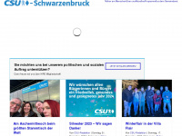 csu-schwarzenbruck.de Webseite Vorschau