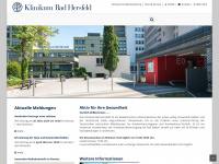 klinikum-bad-hersfeld.de Webseite Vorschau
