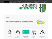 gemeinde-hosenfeld.de Webseite Vorschau