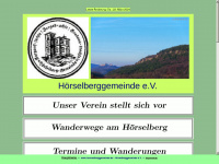 hoerselberggemeinde.de Webseite Vorschau