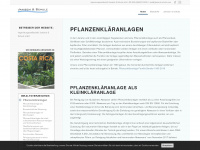 pflanzenklaeranlagen.de Webseite Vorschau