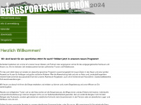 bergsportschule-rhoen.de Webseite Vorschau