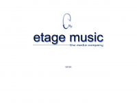etage-music.de Webseite Vorschau