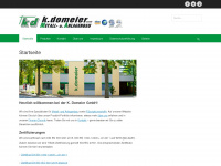 domeier-metallbau.de Webseite Vorschau