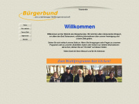 buergerbund.com Webseite Vorschau