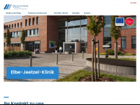 elbe-jeetzel-klinik.de Webseite Vorschau