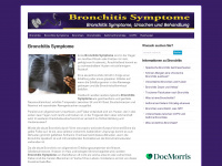 bronchitissymptome.de Webseite Vorschau
