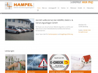 hampel-elektro.de Webseite Vorschau