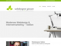 webdesigner-giessen.de Webseite Vorschau