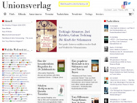 unionsverlag.com Webseite Vorschau