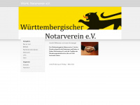 notare-wuerttemberg.de Webseite Vorschau