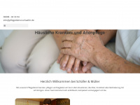 pflegedienst-schaefer.de Webseite Vorschau