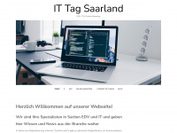 it-tag-saarland.de Webseite Vorschau