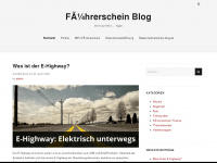 fuehrerschein-blog.de Webseite Vorschau