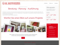 herrmann-raumausstatter.de Webseite Vorschau