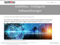 intellimess.de Webseite Vorschau