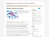 chlamydien-symptome.net Webseite Vorschau