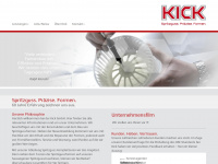kick-gmbh.de Webseite Vorschau