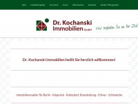 kochanski-immobilien.de Webseite Vorschau