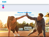 funatic-fitness.de Webseite Vorschau