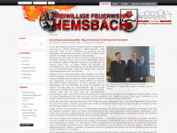 feuerwehr-hemsbach.de Webseite Vorschau