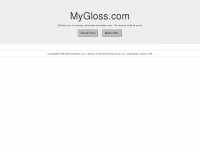mygloss.com Webseite Vorschau