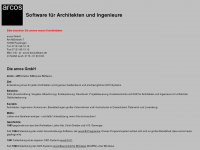 arcos-bausoftware.de Webseite Vorschau