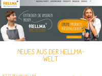 hellma.de Webseite Vorschau